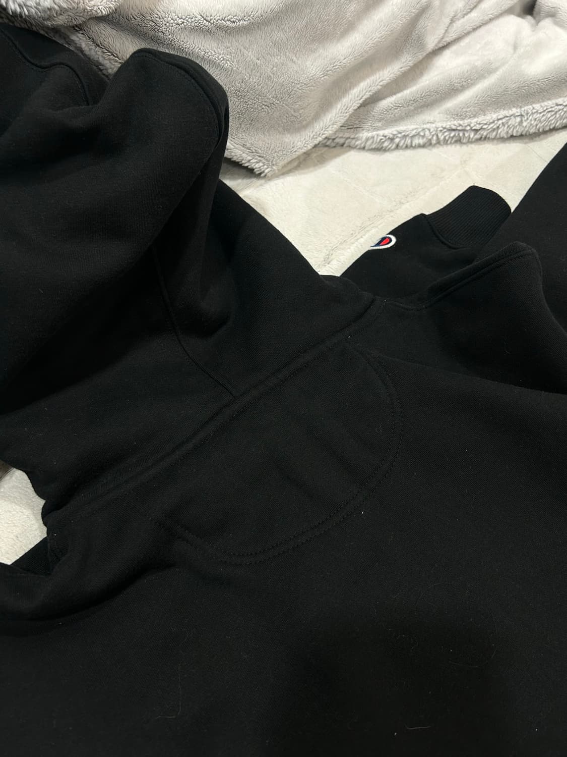 챔피온x슈프림 사틴로고 후드 17ss 상품이미지6