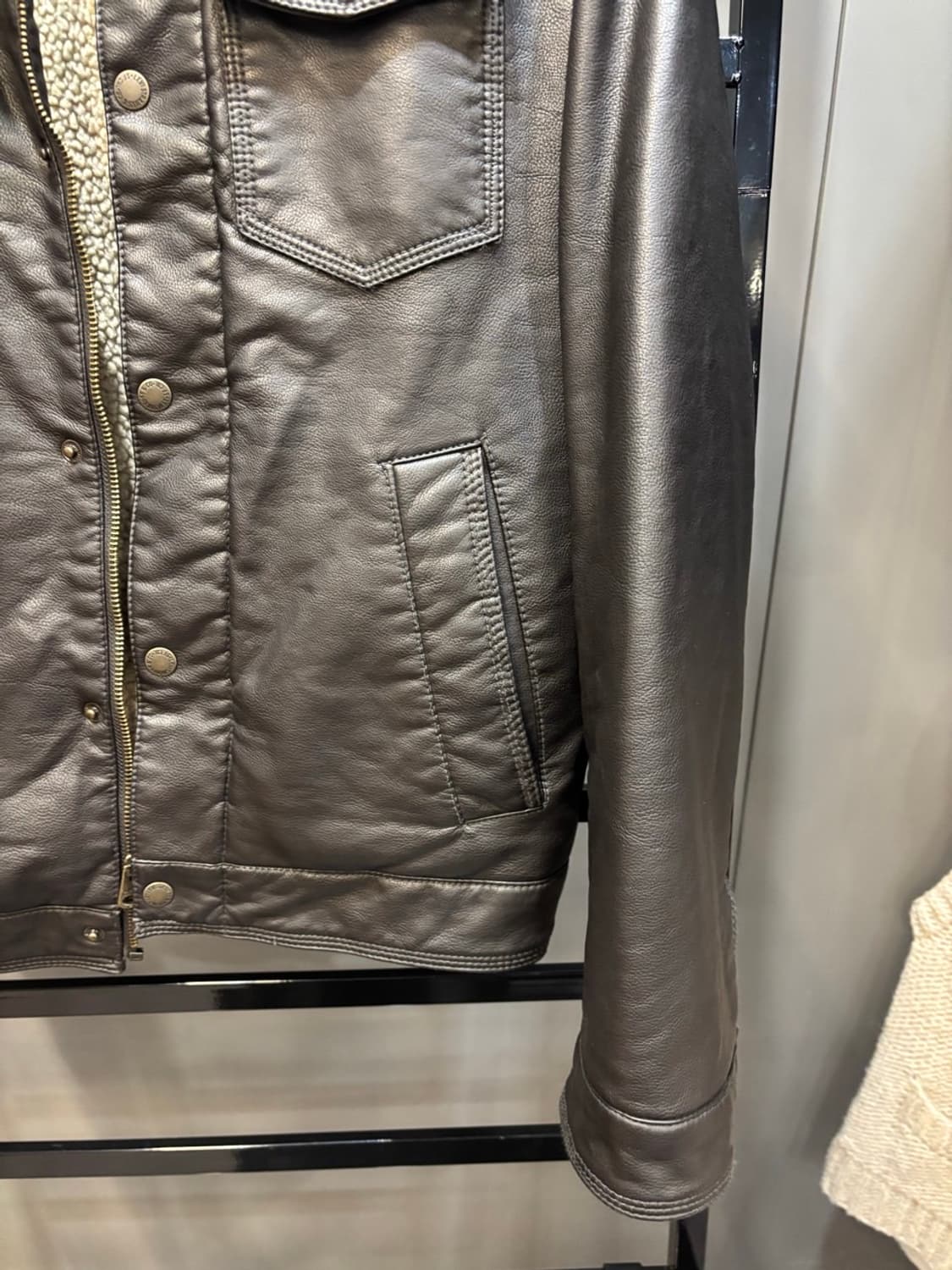 (S) 리바이스 양털 가죽자켓 4.5 상품이미지4