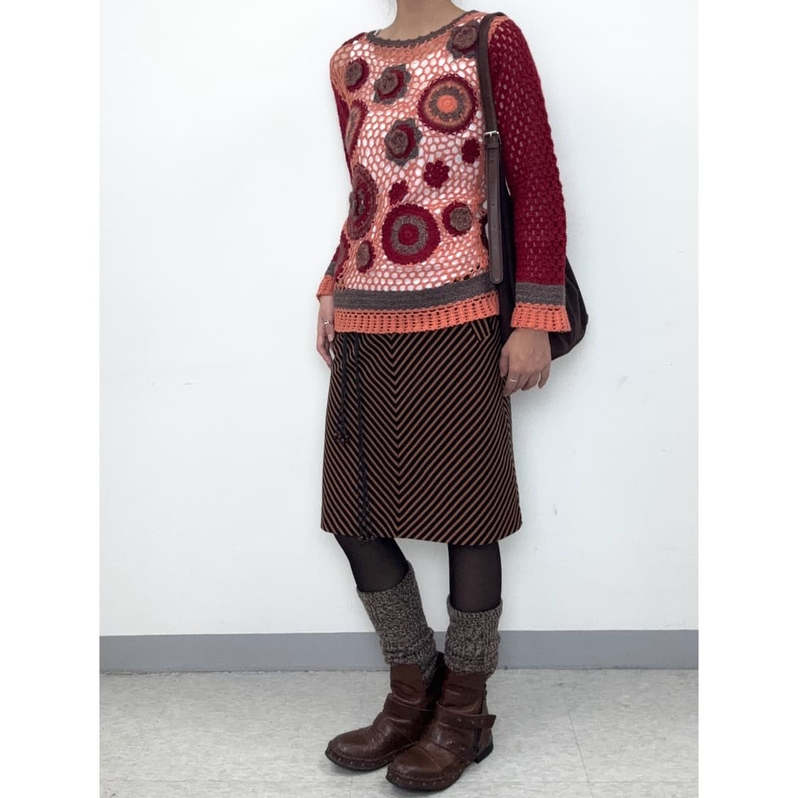 빈티지 오리엔탈 크로셰 니트 상품이미지2