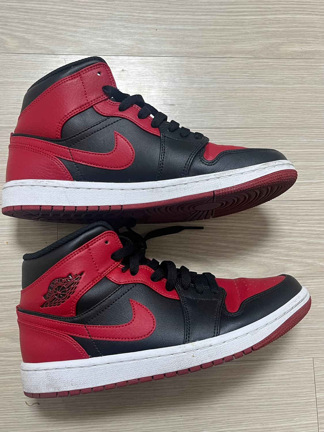 나이키 조던 1 미드 브레드 밴드 255사이즈 상품이미지2