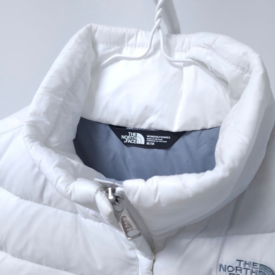 노스페이스 화이트 조끼패딩 M 상품이미지3