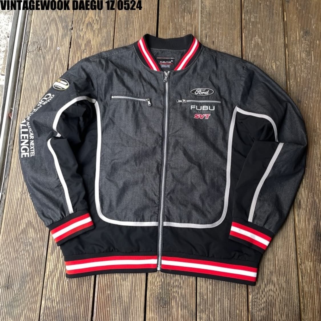 후부 올드스쿨 데님 집업 상품이미지1