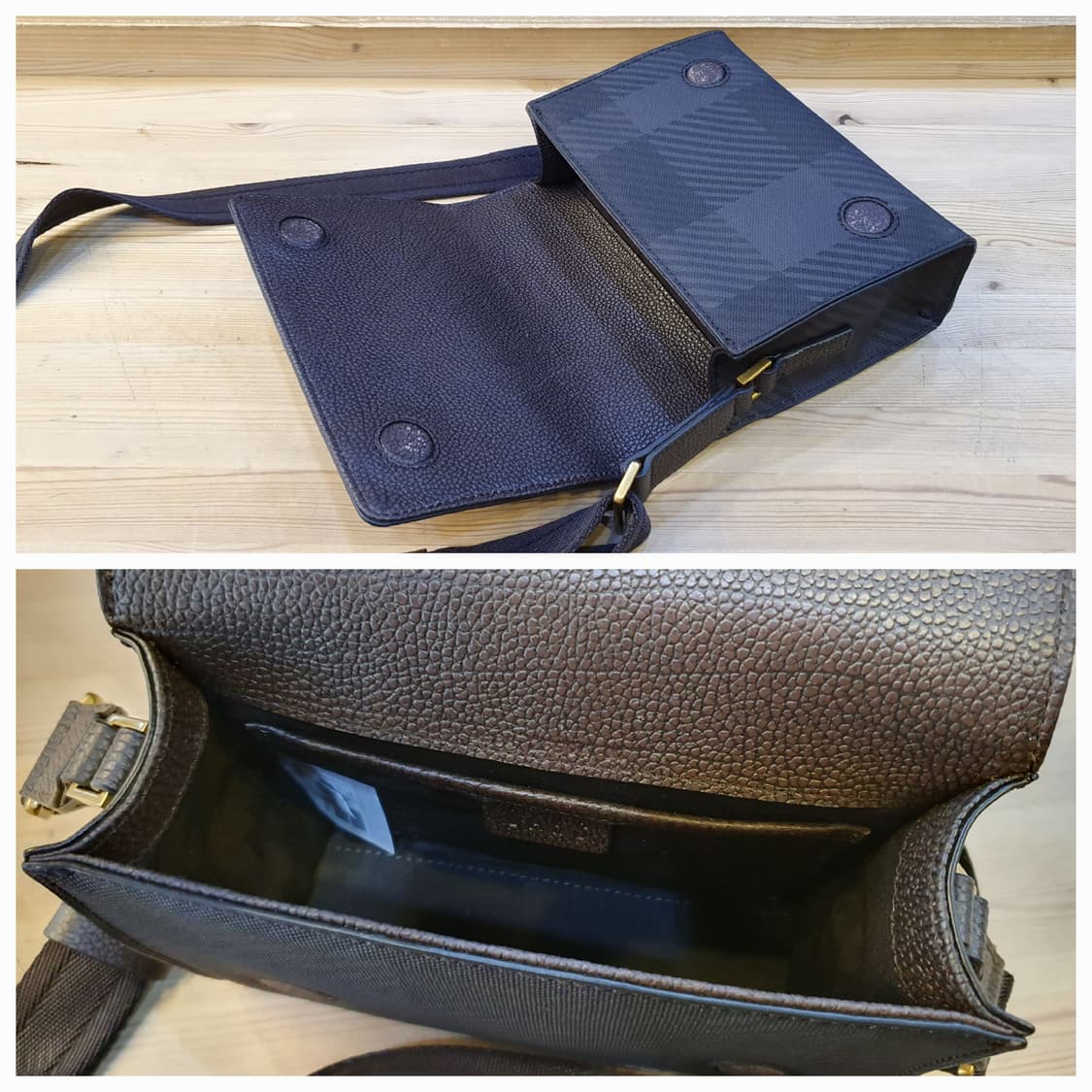 닥스 패턴 레더 크로스백 상품이미지5