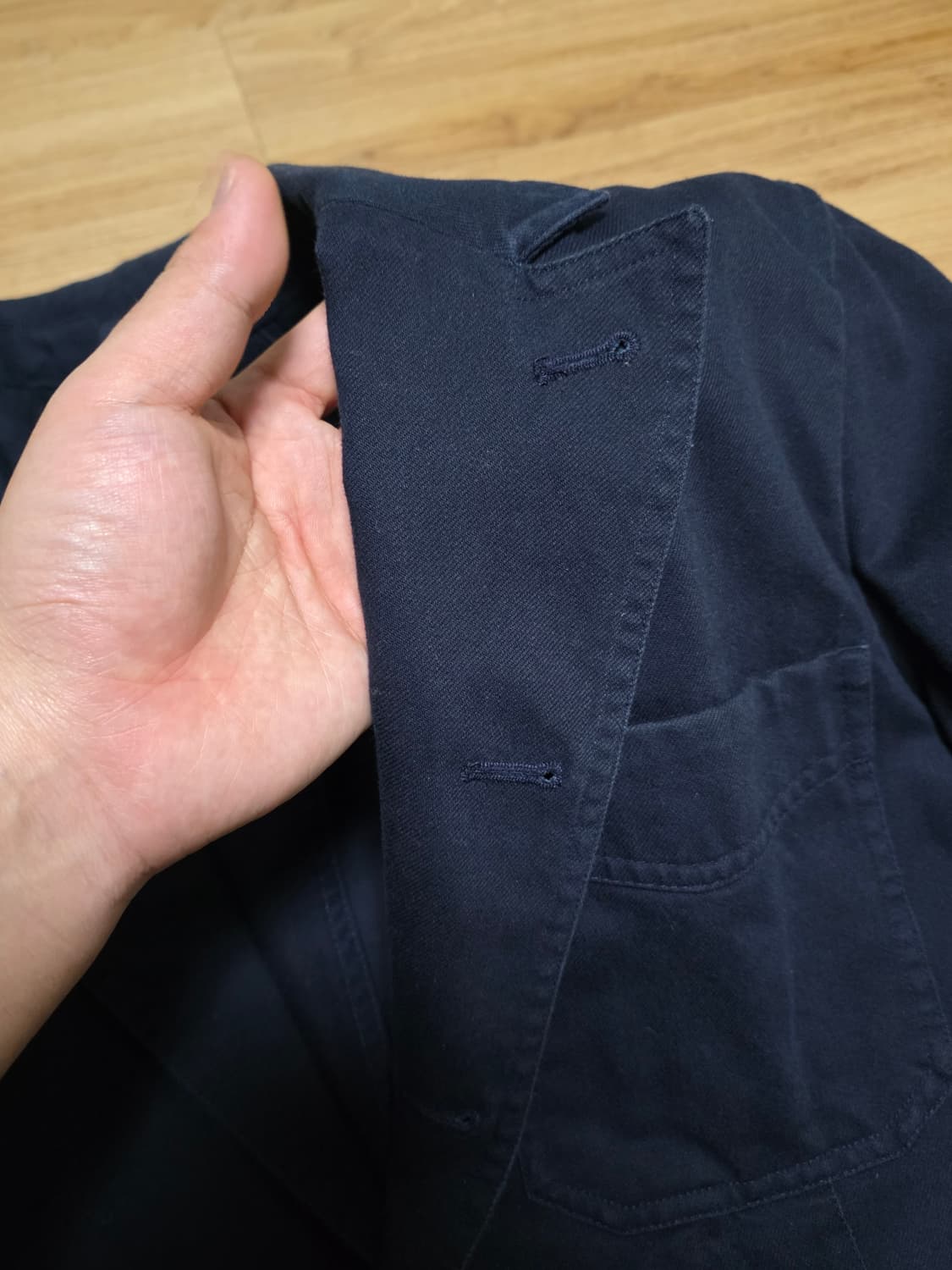 42size택포60만)드레익스 게임스 블레이저MK2 네이비 코튼트윌 상품이미지5