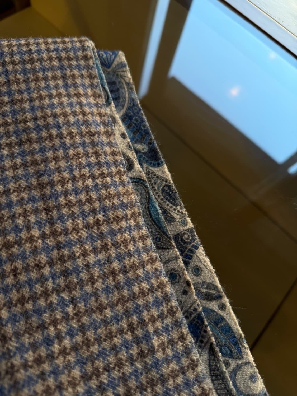 이태리 VTG 캐시미어 울 머플러 상품이미지9