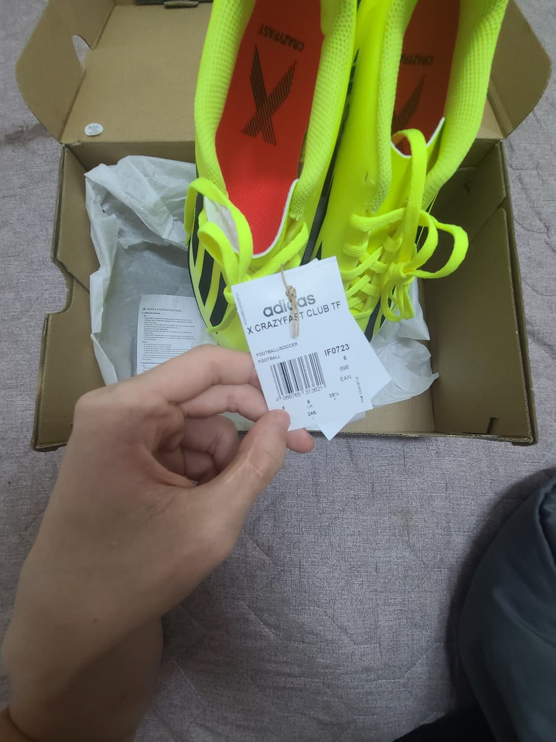 새상품) 아디다스 크레이지패스트 풋살화 245 상품이미지4