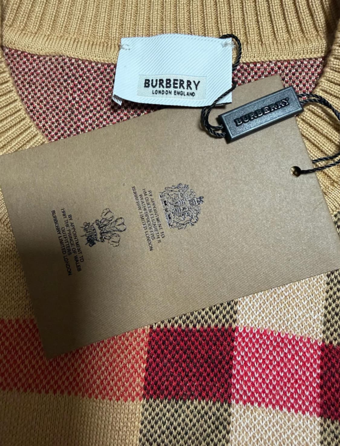 [버버;리] 새상품 / 니트 / 약 105~110 사이즈  상품이미지3