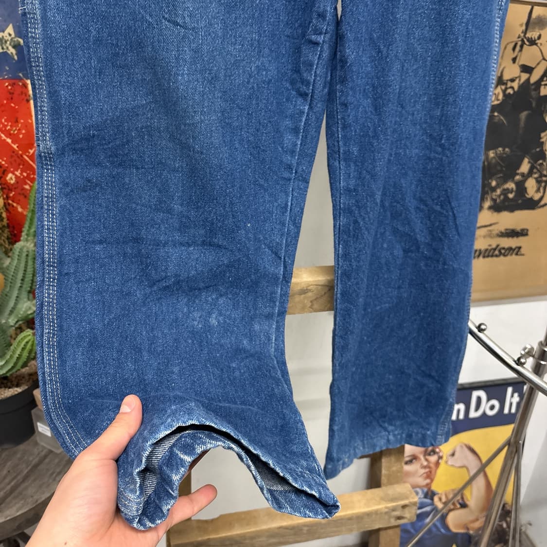 00s 디키즈 오리지널 빈티지 페이딩 카펜터 워크 데님팬츠 N1041   상품이미지4