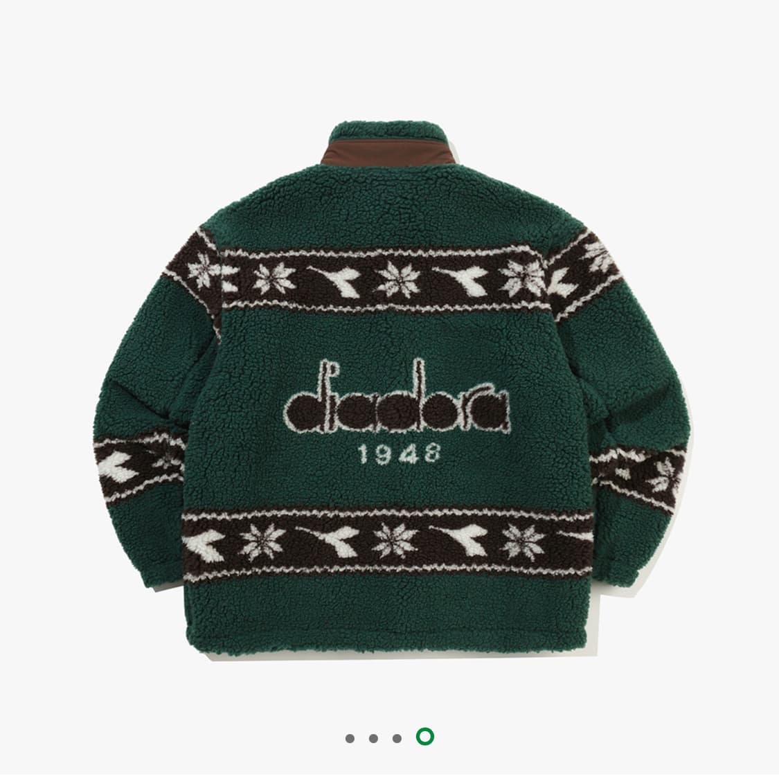 디아도라 모르비 패턴 플리스 자켓 XL 새상품 상품이미지4