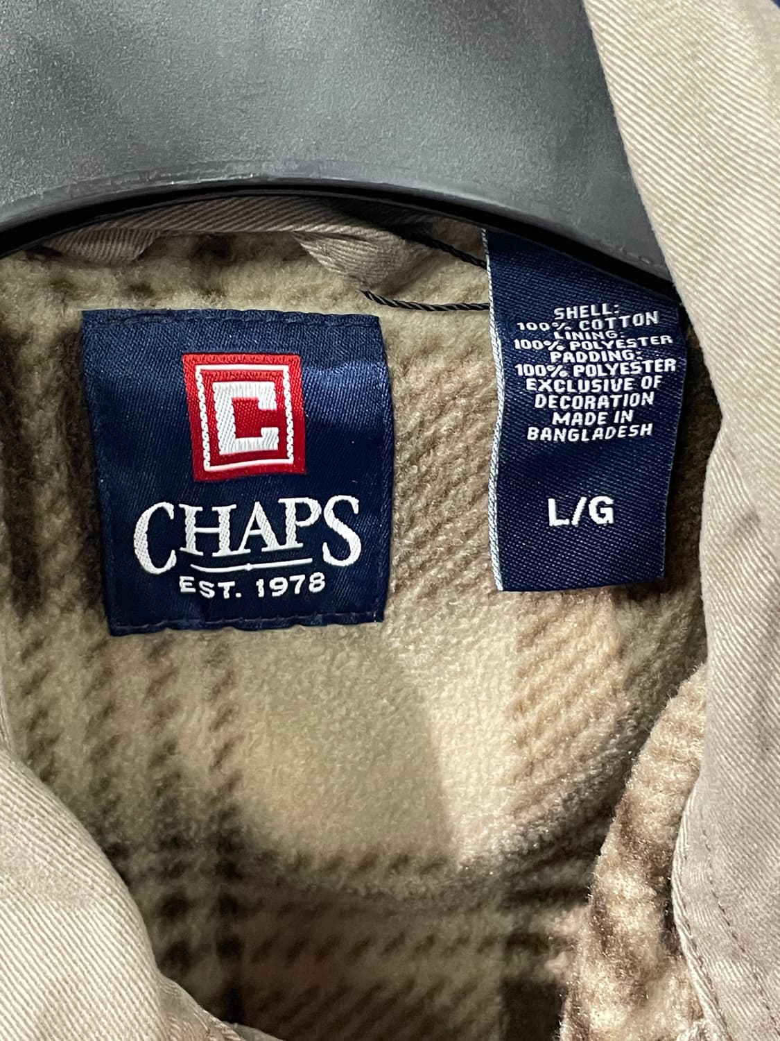 CHAPS 플리스 코튼 셔츠 상품이미지5