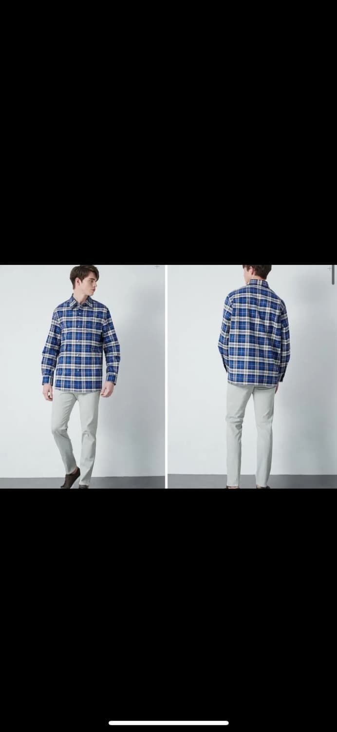 타임옴므 체크셔츠 자켓 (105) 상품이미지2