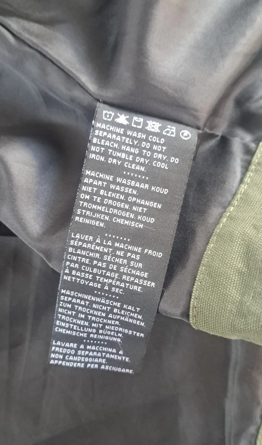 할리데이비슨 빈티지 밀리터리 코튼 자켓 상품이미지10