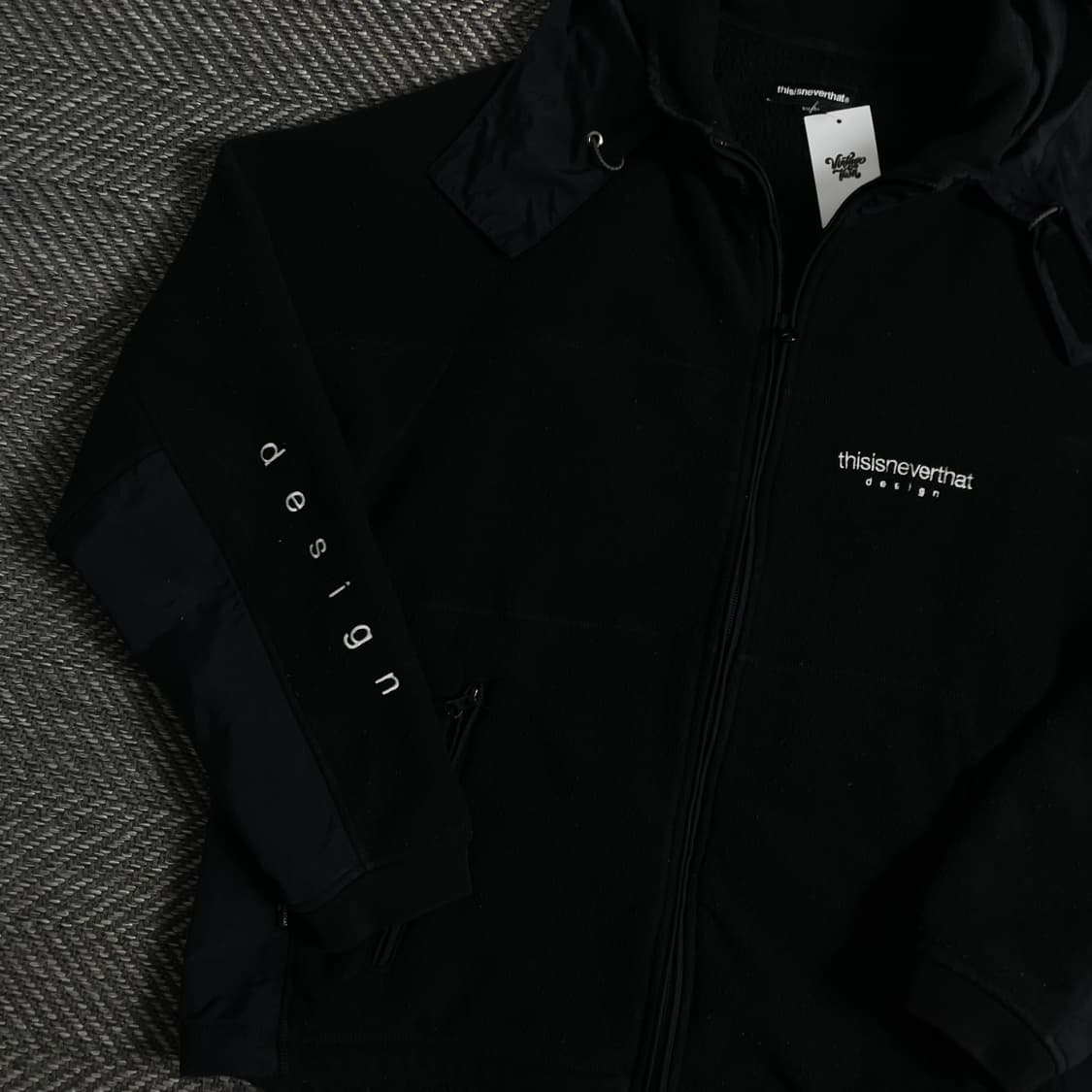 디스이즈네버댓 스펠 빅로고 후드 플리스 자켓o 3528 상품이미지3