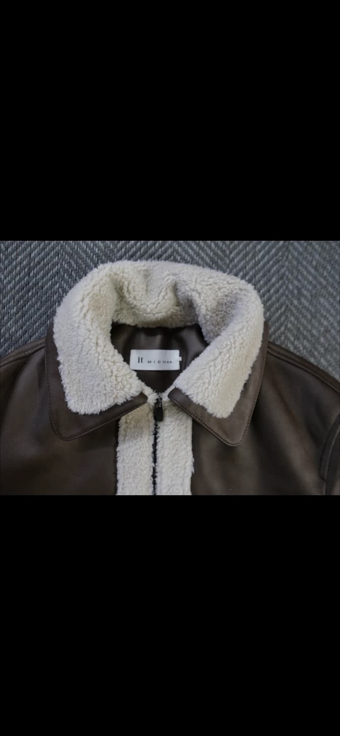 IT MICHA 잇미샤 브라운 무스탕 자켓 S사이즈 상품이미지2