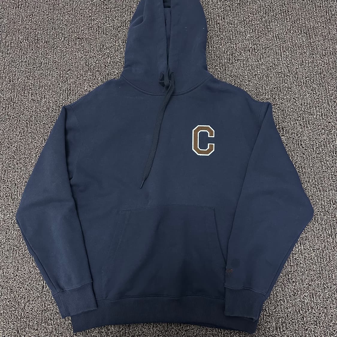 커버낫 C 로고 후드티셔츠 네이비 M 상품이미지1