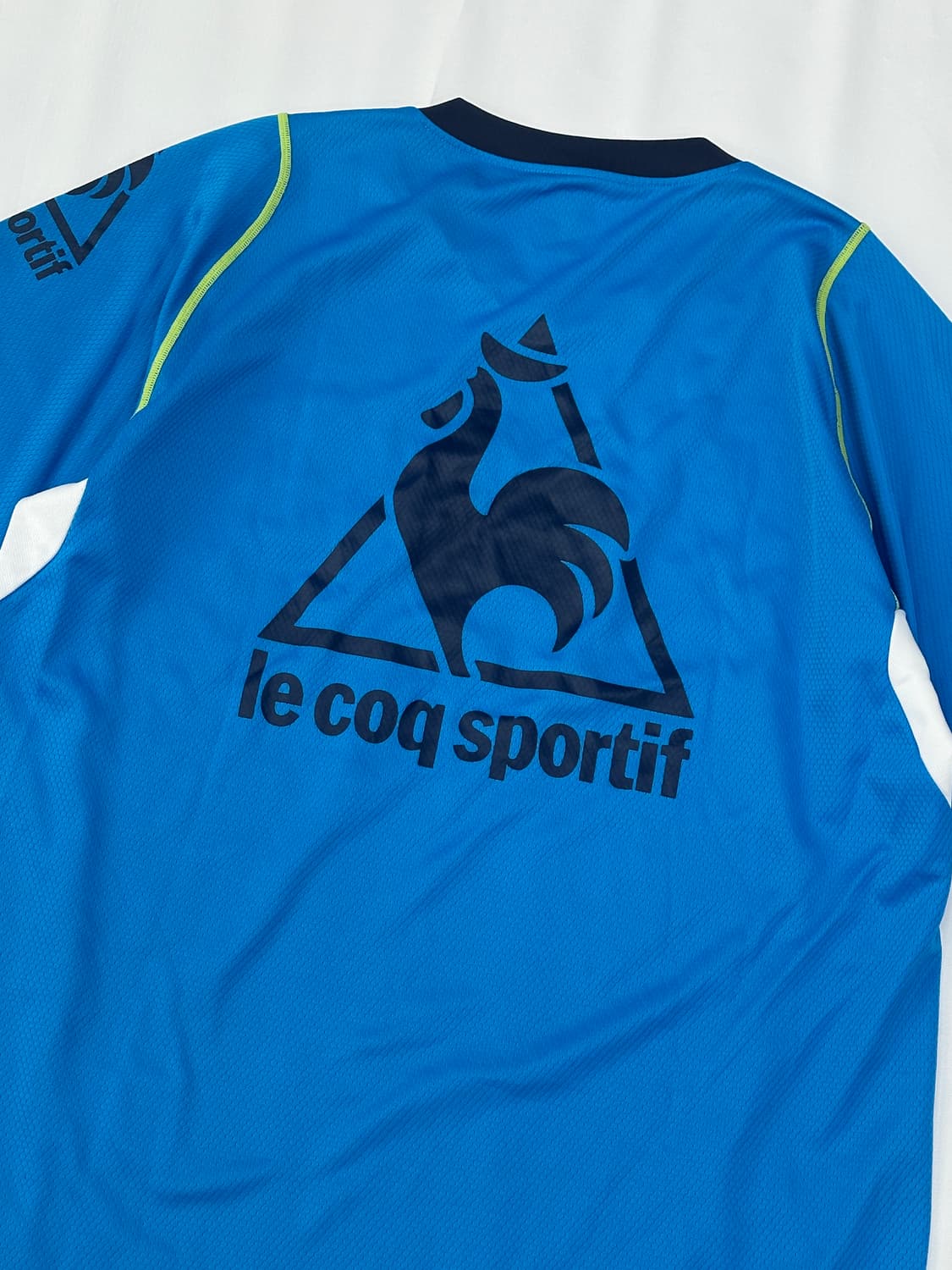 ⭐️재팬 르꼬끄 스카이 블루 반팔티셔츠⭐️ 블록코어 기능성 스포티 빈티지 상품이미지5