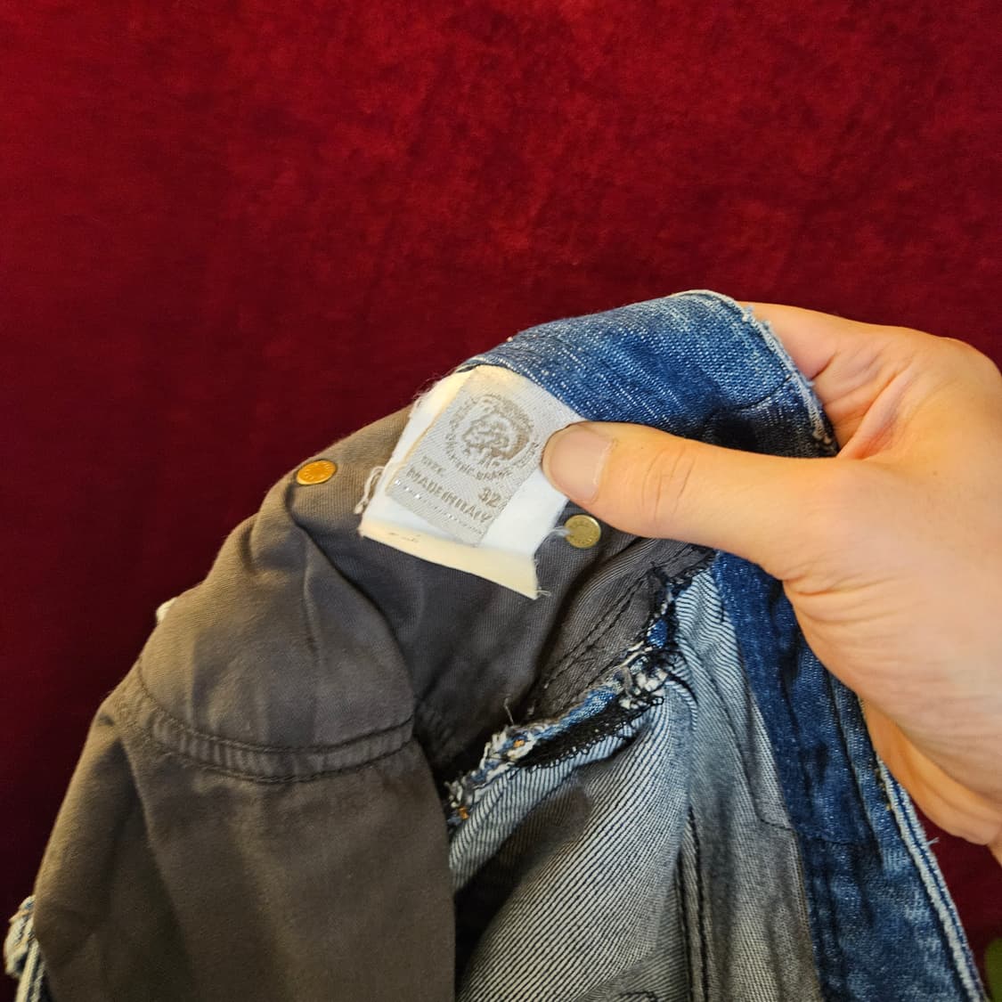 디젤(DIESEL) 자티니 데미지 데님 팬츠 32 size 상품이미지10
