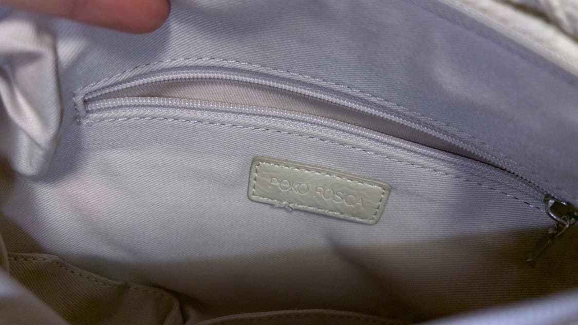 포코포스카 가방 CROSS PETAL IN BEIGE 상품이미지4