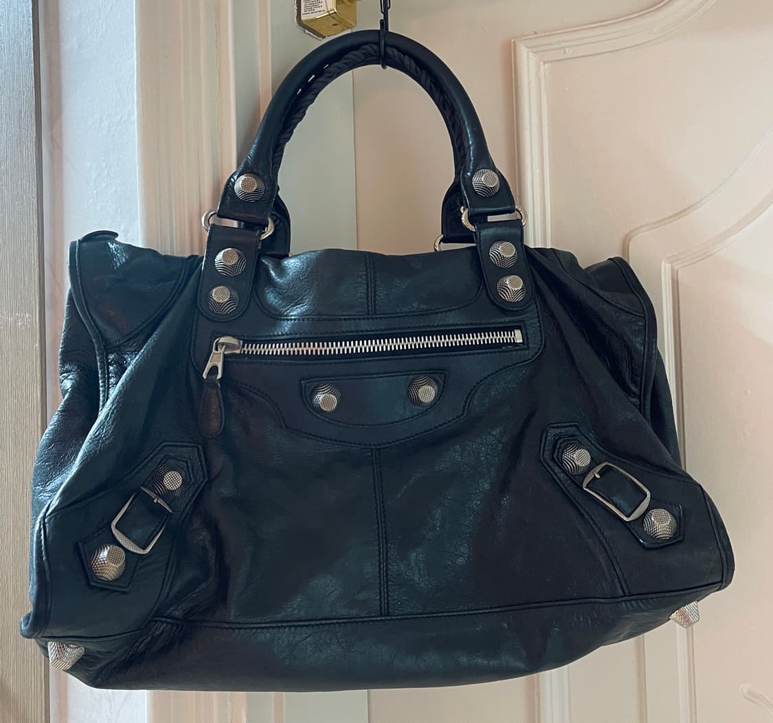 발렌시아가 Balenciaga자이언트 워크 백 블랙 상품이미지10