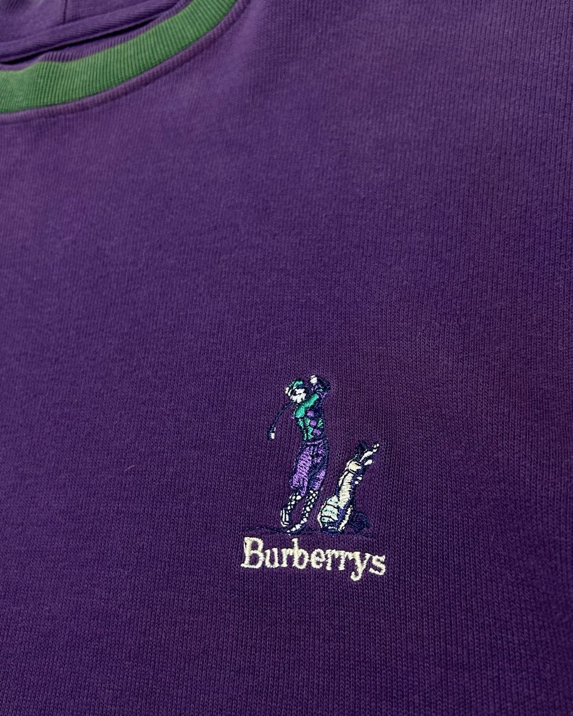 (M)버버리 런던 퍼플 스웻셔츠 상품이미지4