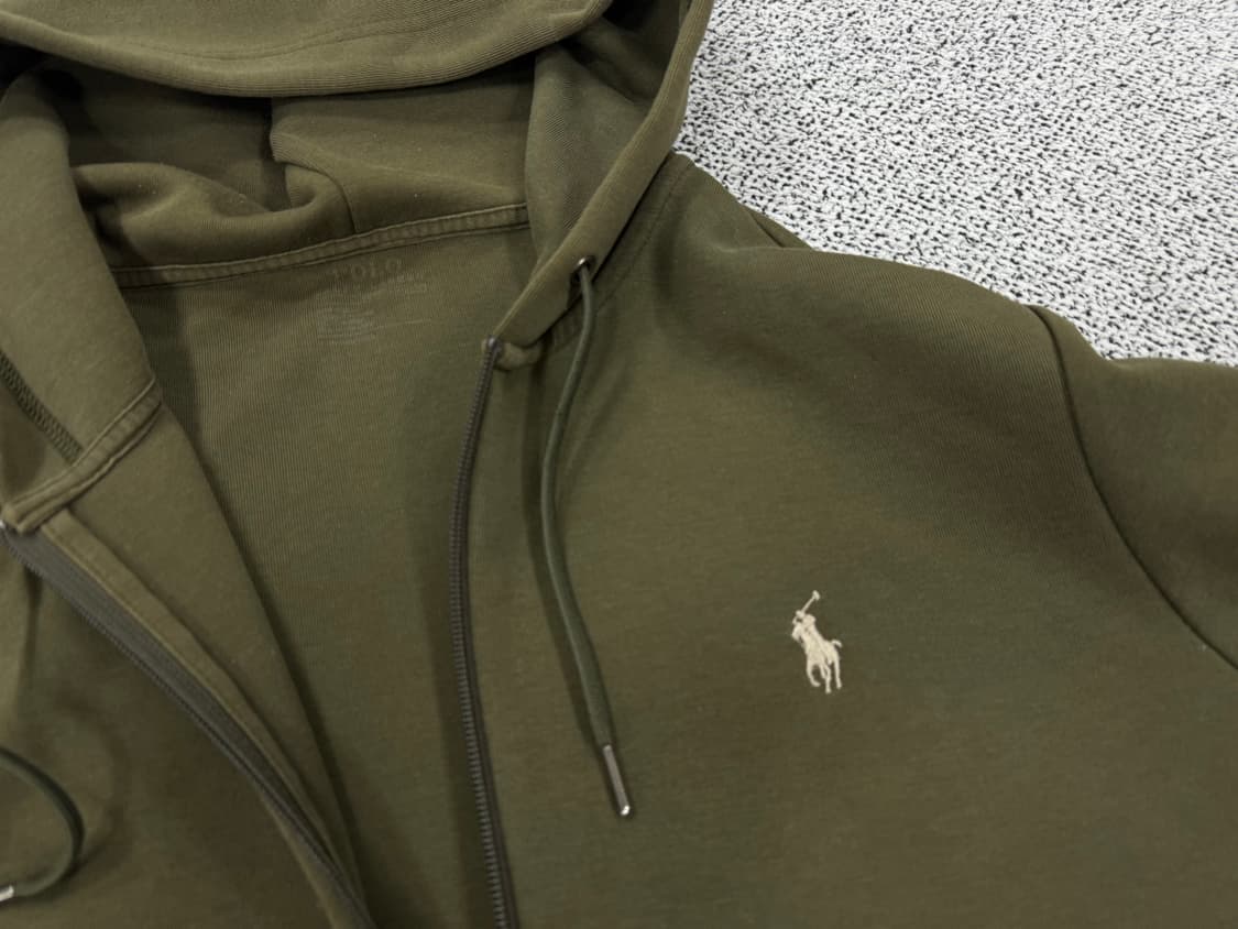 폴로 랄프로렌 신형 더블 니트 후드집업 상품이미지3