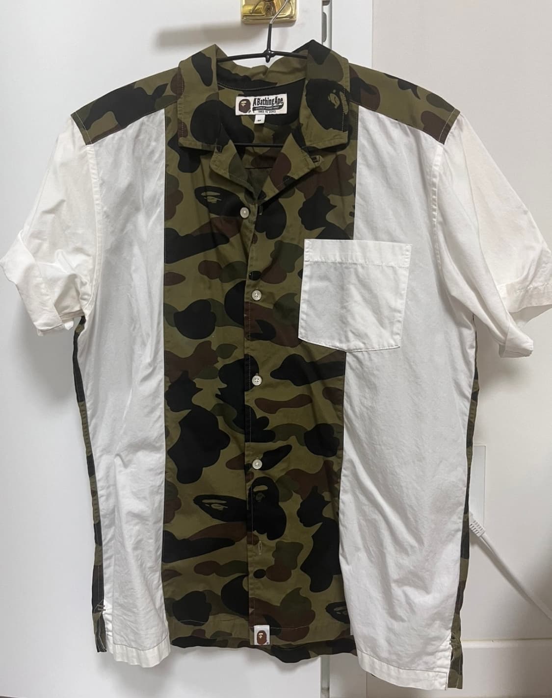 베이프 카모 반팔 셔츠 상품이미지1