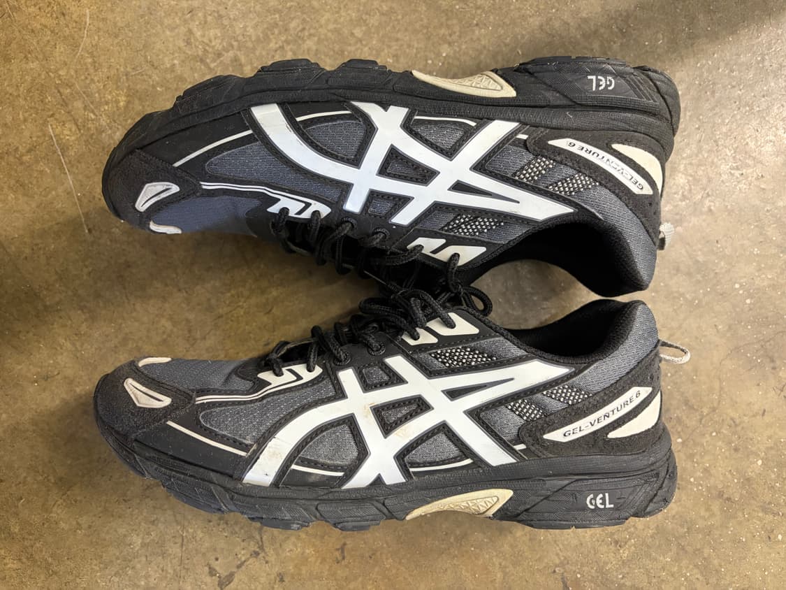 아식스 젤 벤쳐 6 블랙/그레이 270 상품이미지4