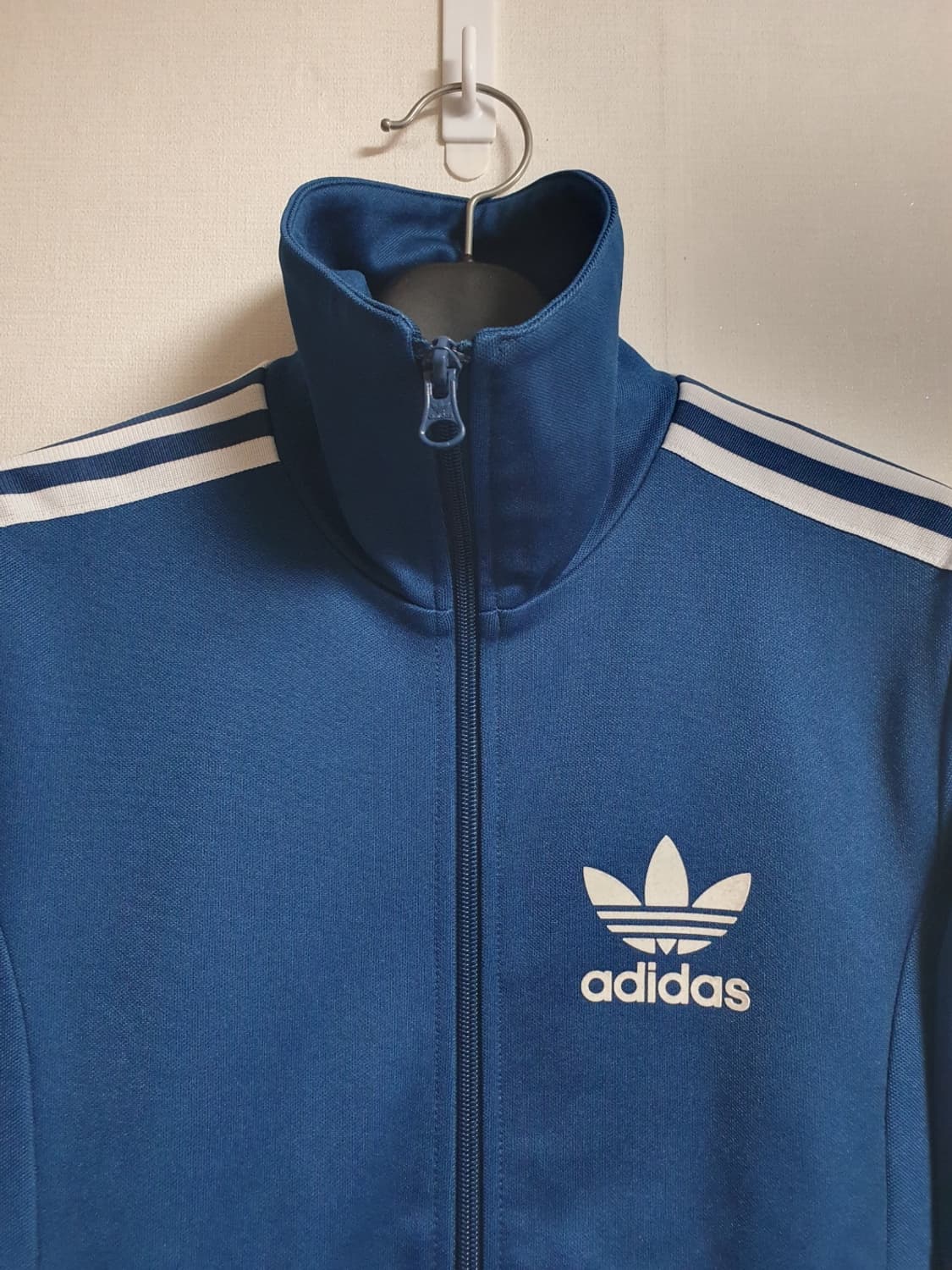 아디다스 유로파 트랙탑 플로럴 패턴 져지 사파이어 블루 90 상품이미지6