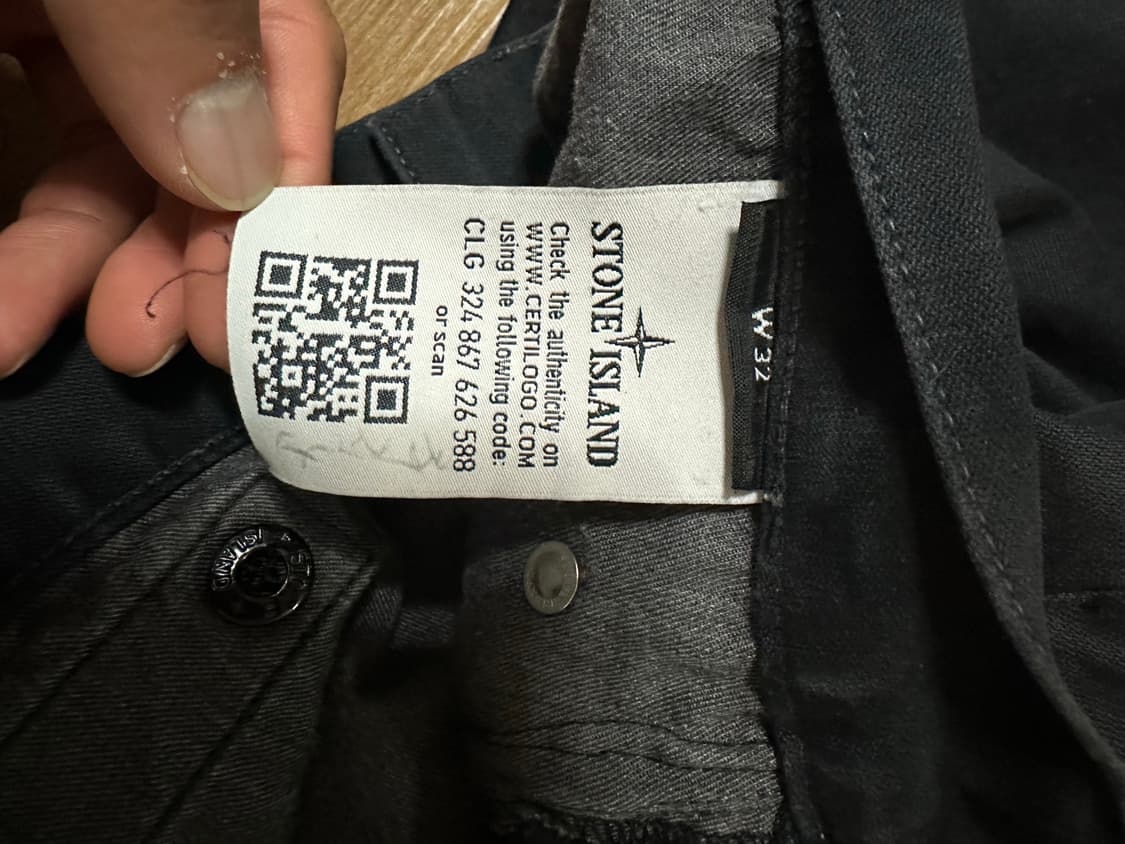 스톤아일랜드 블랙진 W32 정품 판매 상품이미지5