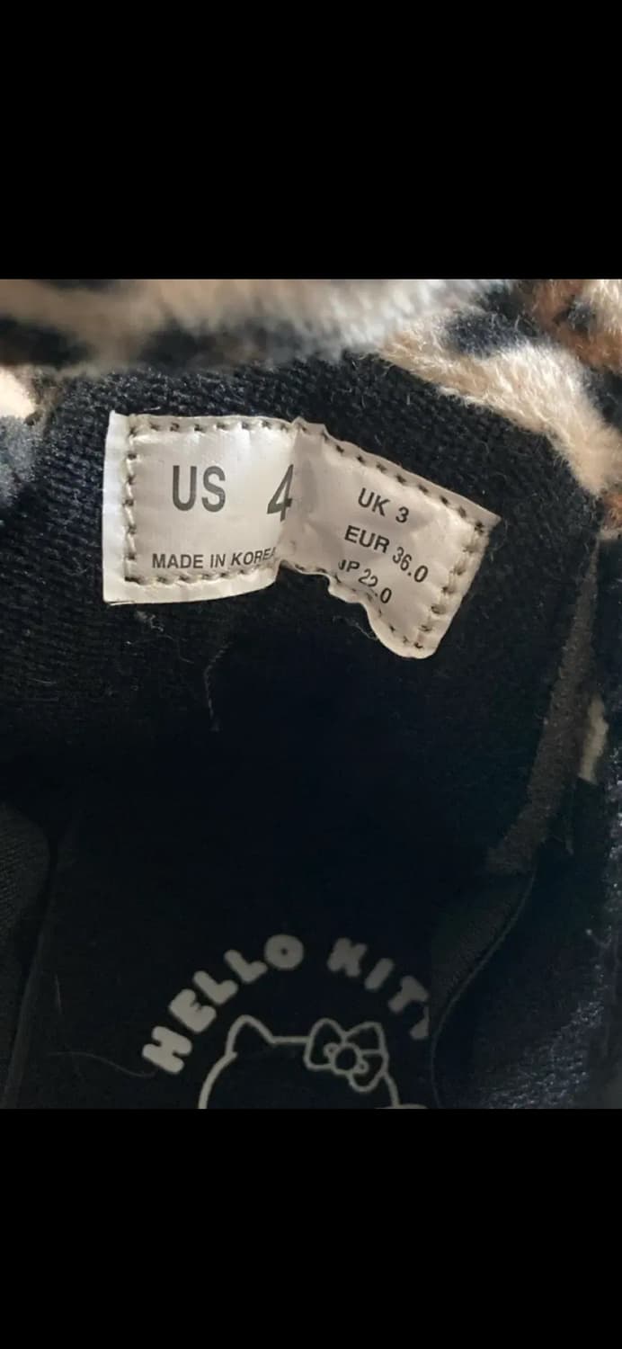 헬로키티 레오파드 하이탑 스니커즈 제레미스캇맛 220 상품이미지4