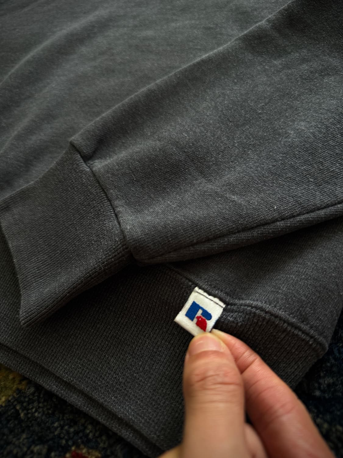80s Russell dark grey Sweatshirt 상품이미지5