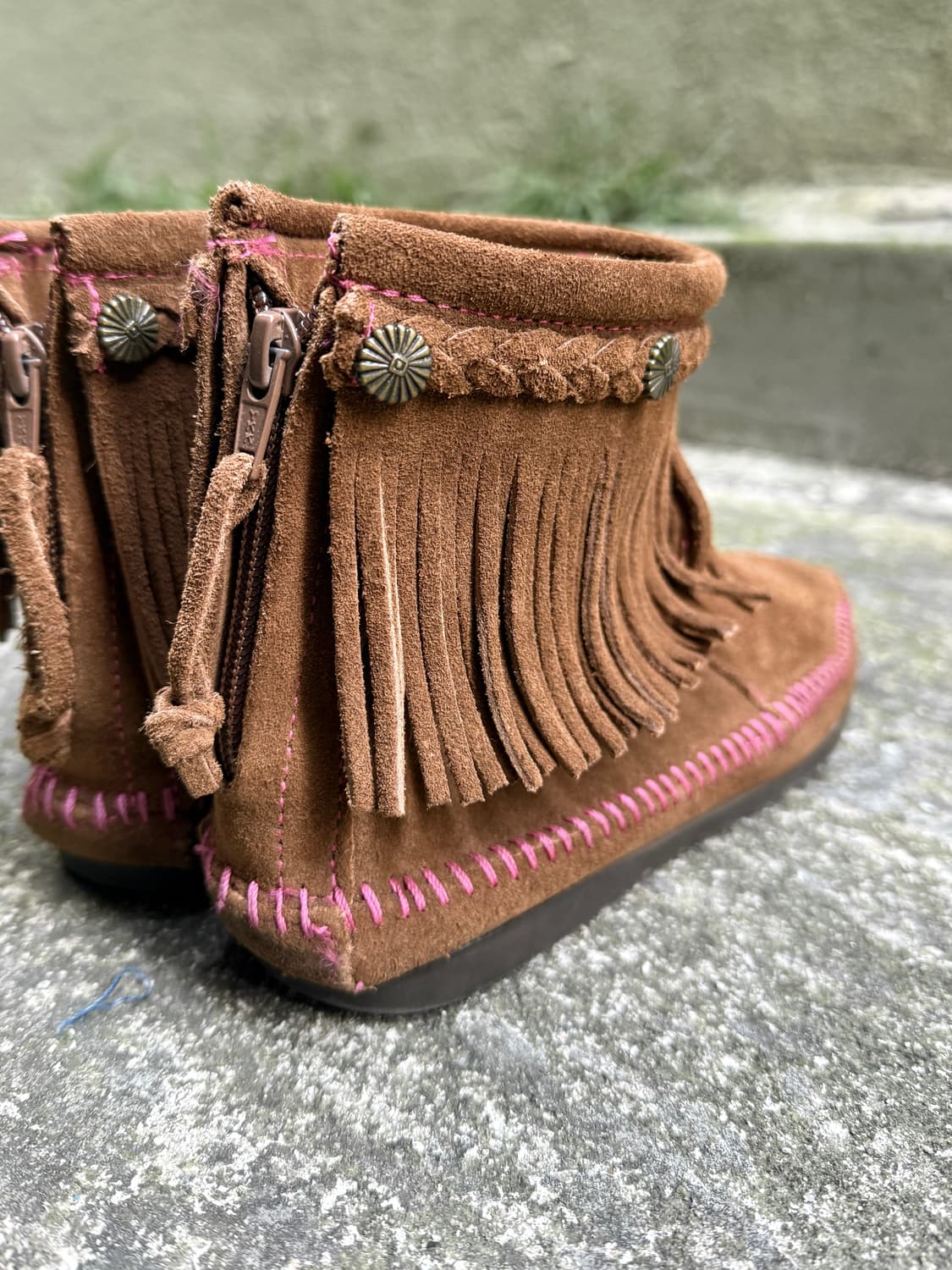 미네통카 X 아트모스 프린지 부츠 상품이미지6