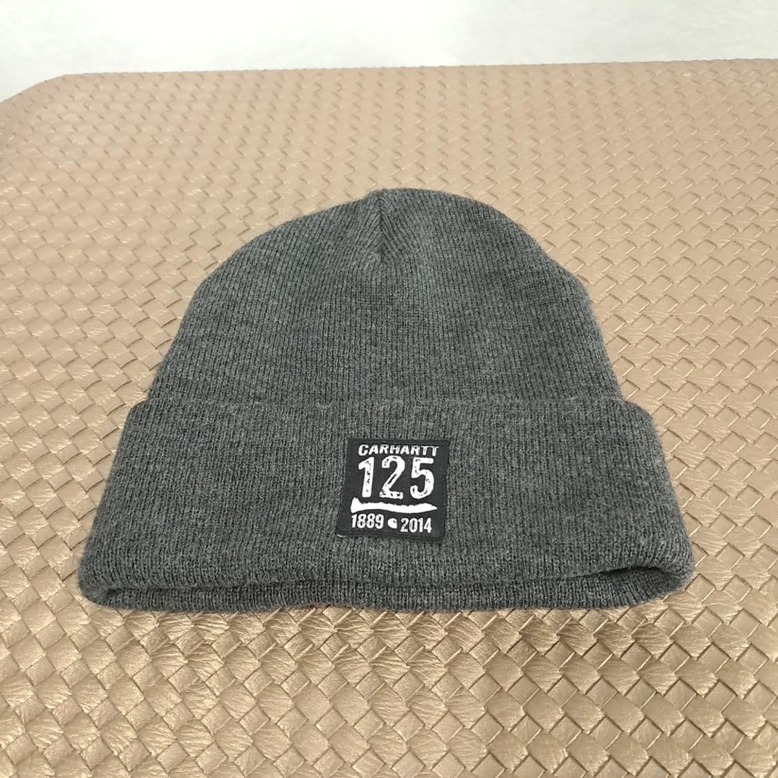 칼하트 미국판 125주년 에디션 듀얼 로고 패치 니트 비니 P2021 상품이미지9