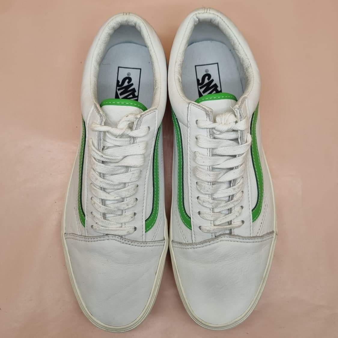 반스 레더 올드스쿨 그린 스니커즈 290 상품이미지2