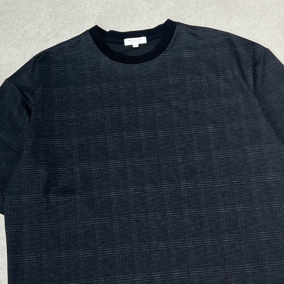 유나이티드 애로우즈 체크 반팔티 s10648 상품이미지3