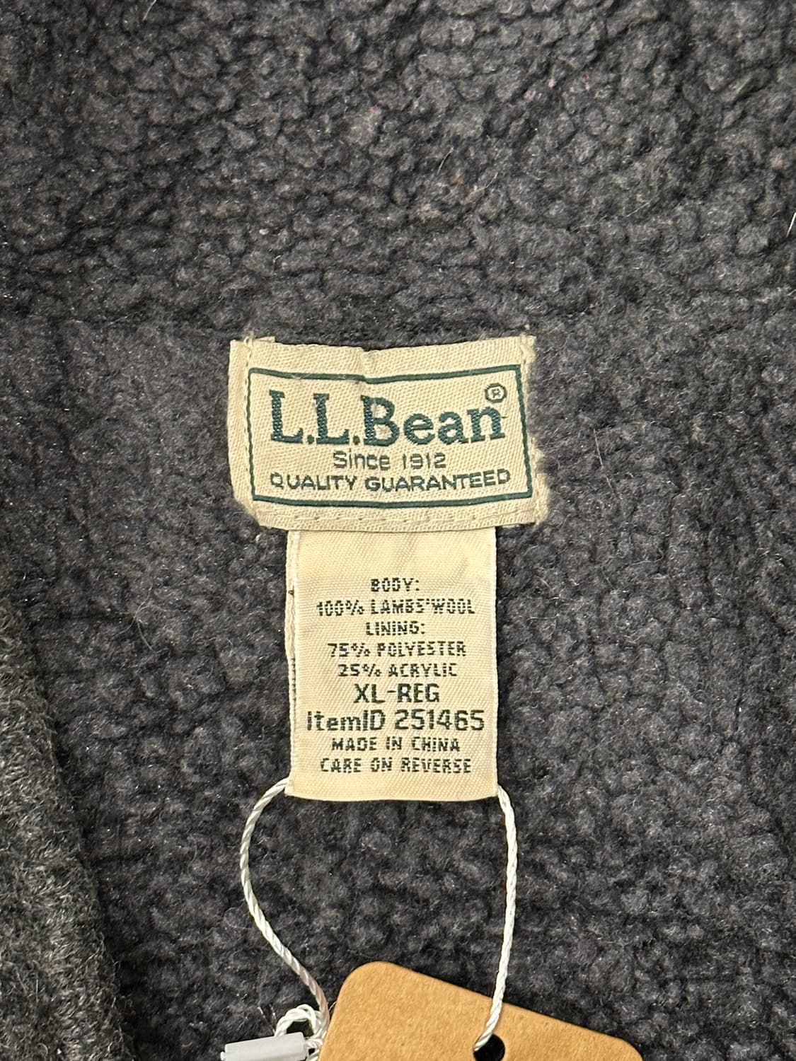 L.L.Bean 엘엘빈 램스울 베스트 조끼 XL 상품이미지4
