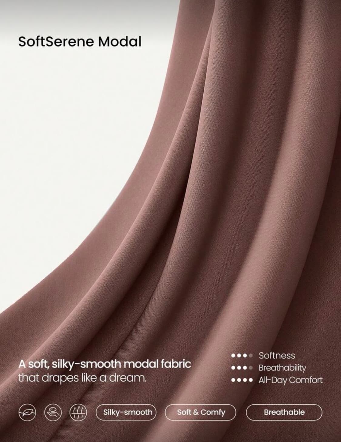 스포츠 모달 와이드 레그 팬츠 S 상품이미지4