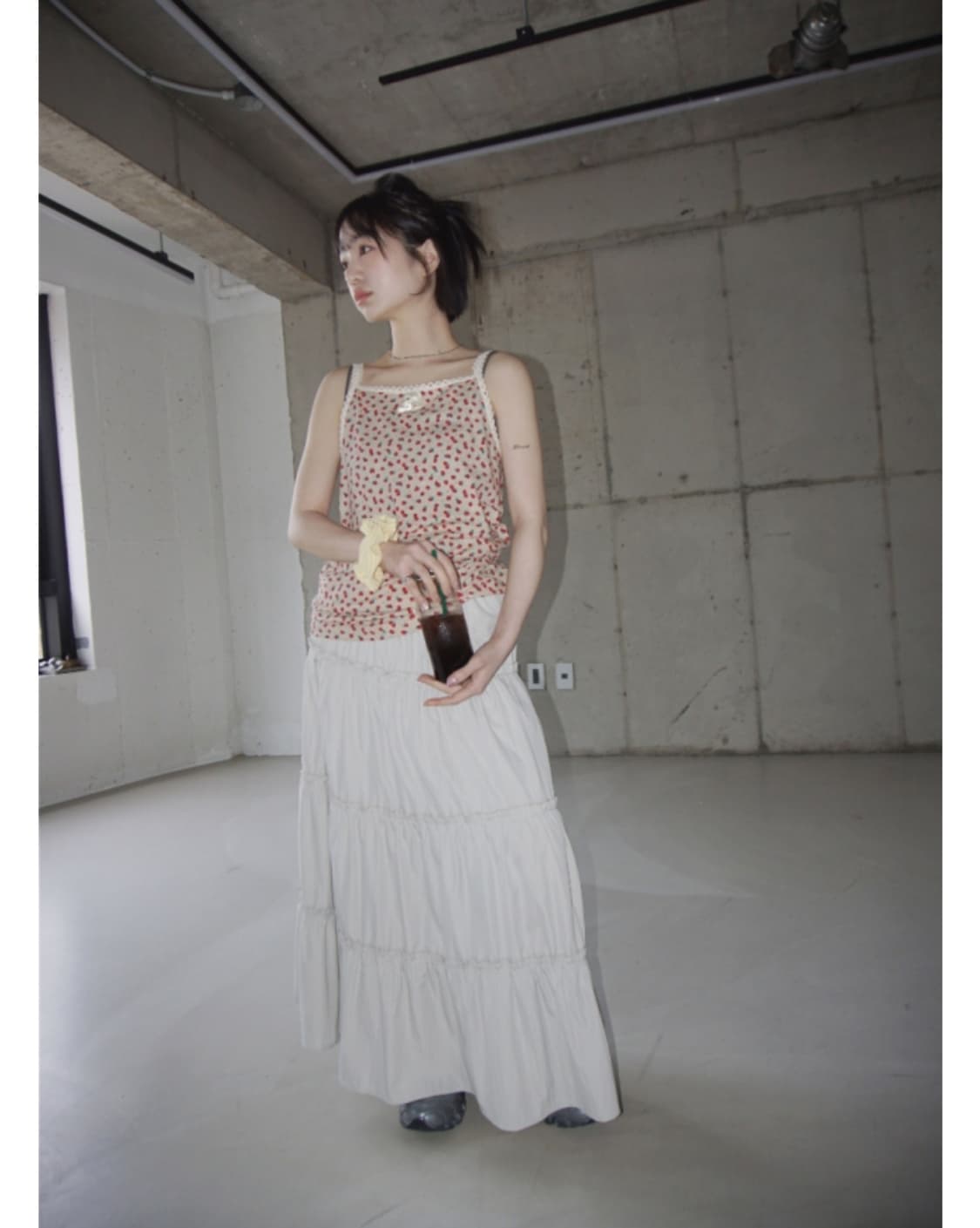 김아홉 fruit sleeveless 나시 베이지 상품이미지2