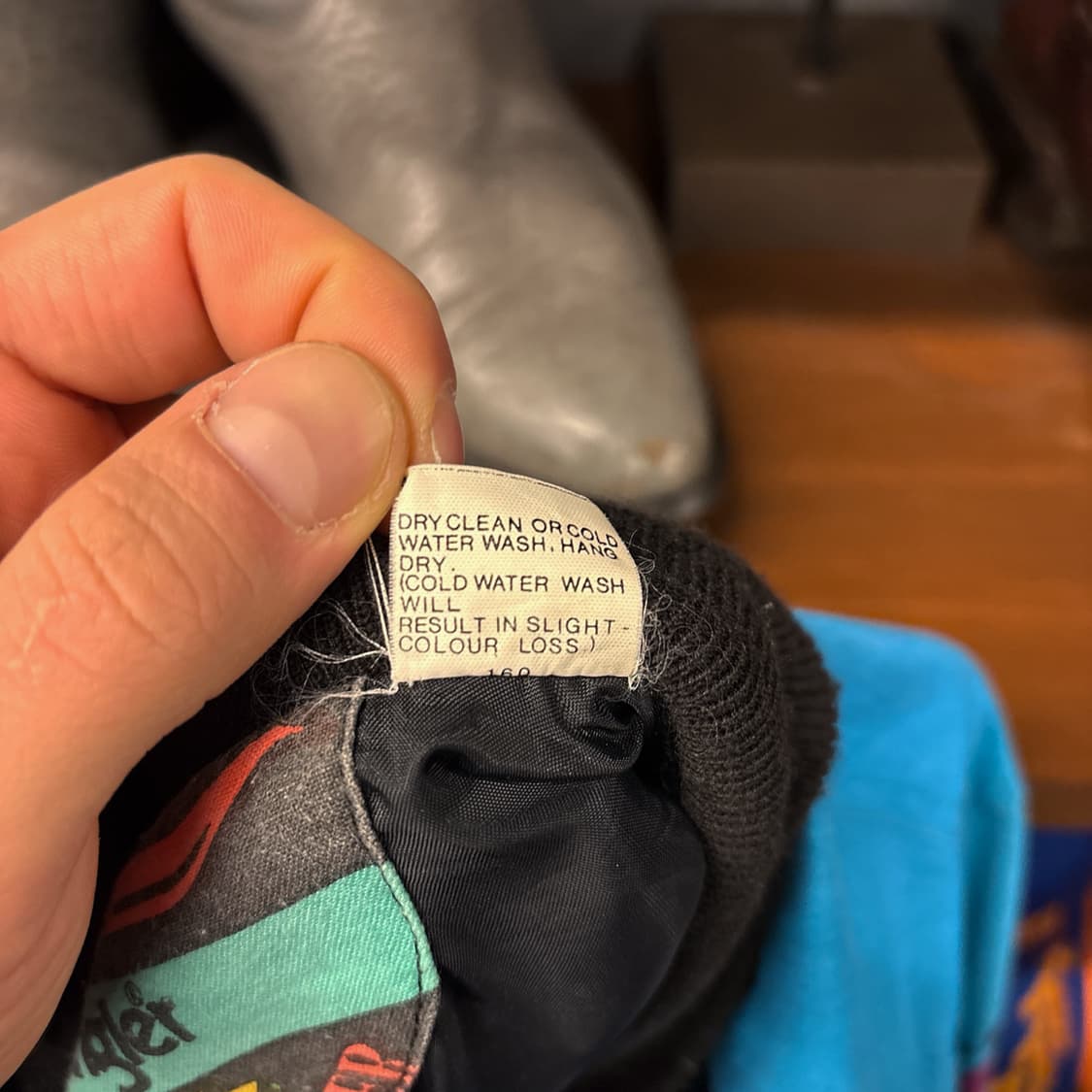 80s 랭글러 아즈텍 모티브 패턴 웨스턴 요크컷 바시티자켓 N326 상품이미지9