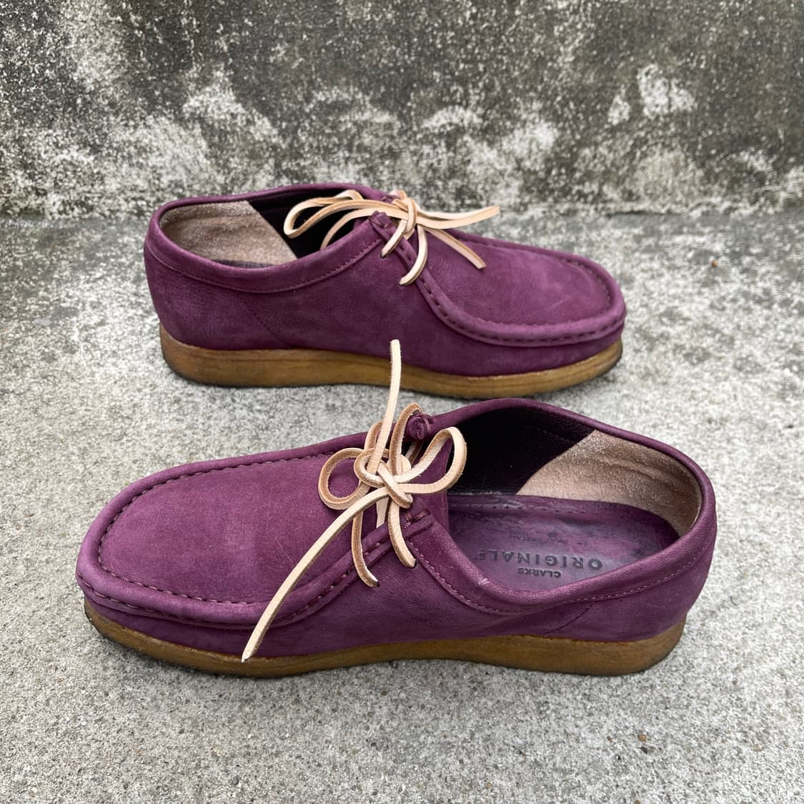 [245] 클락스 왈라비 PURPLE made in italy 상품이미지4