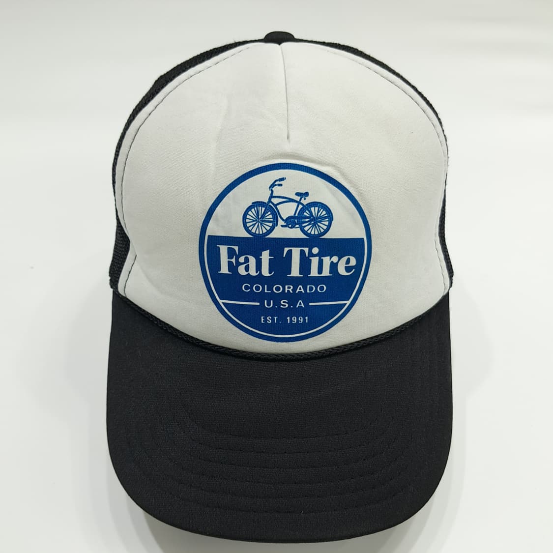 Fat Tire 바이크 로고 투톤 로프 메쉬 트러커캡 P1263 상품이미지3