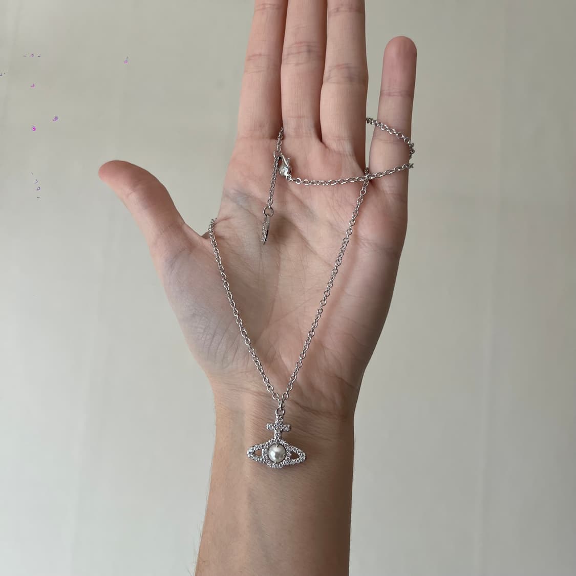 비비안웨스트우드 올림피아 펄 펜던트 네크리스 상품이미지5