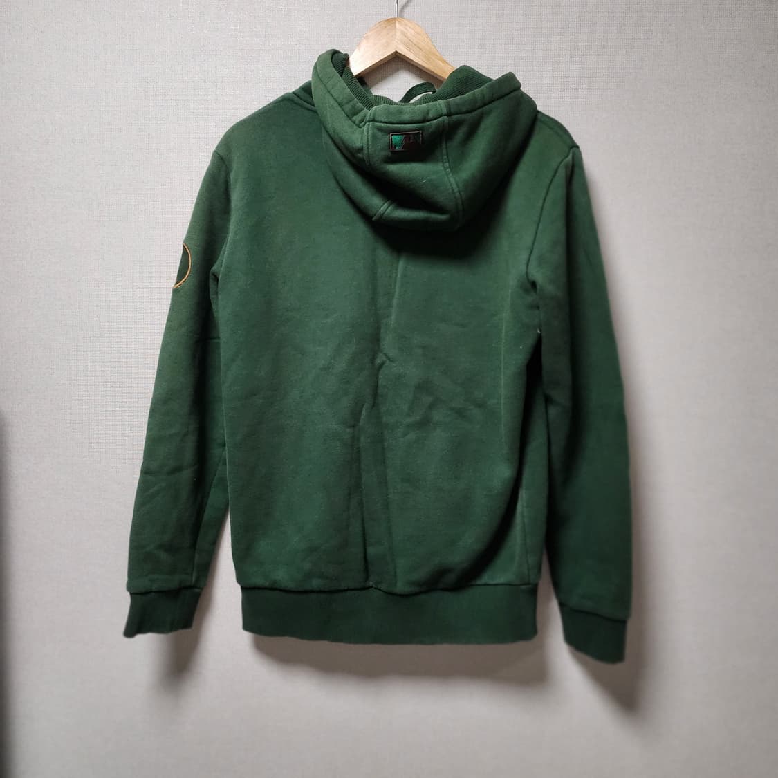 [95] MLB 오클랜드 어슬레틱스 기모 후드티 그린 상품이미지2