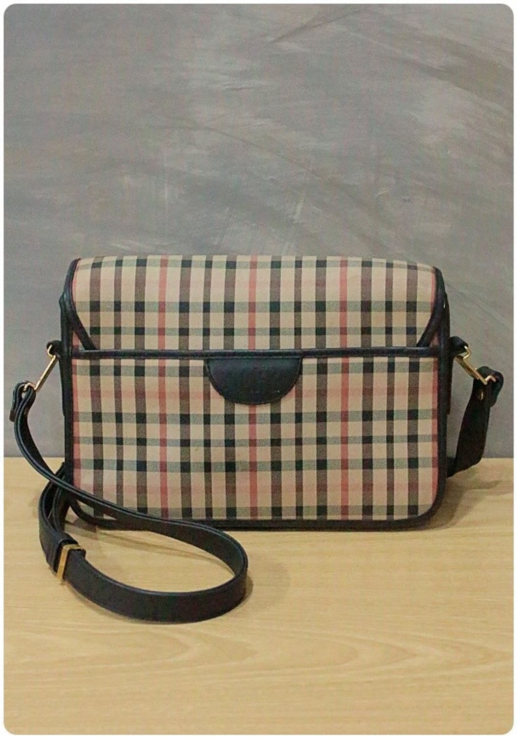 닥스 90s 빈티지 체크 크로스백 상품이미지2