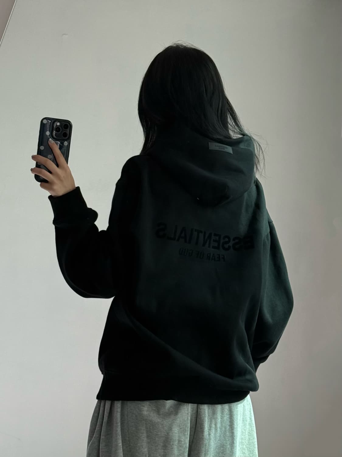 피어 오브 갓 에센셜 기모 후드티 상품이미지2