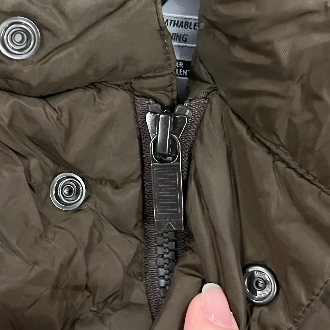[정품] 에르메네질도 제냐스포츠  브라운 퀼팅 자켓 b17 상품이미지7