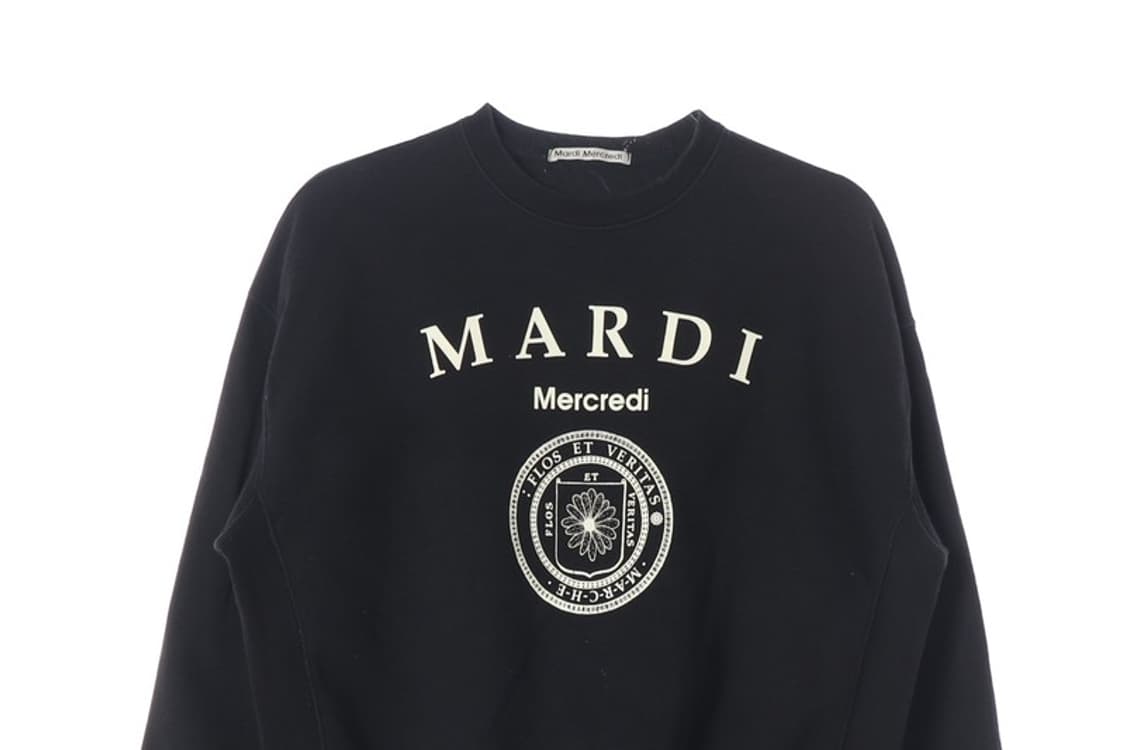 마르디 메크르디 엠블럼 로고 맨투맨 상품이미지3