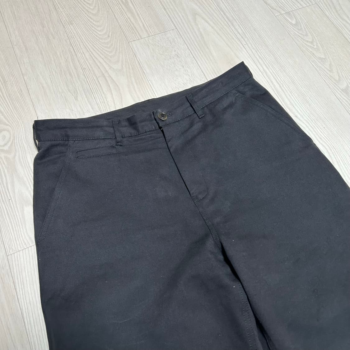 [L] ZARA 자라 레귤러 치노팬츠 블랙 상품이미지1