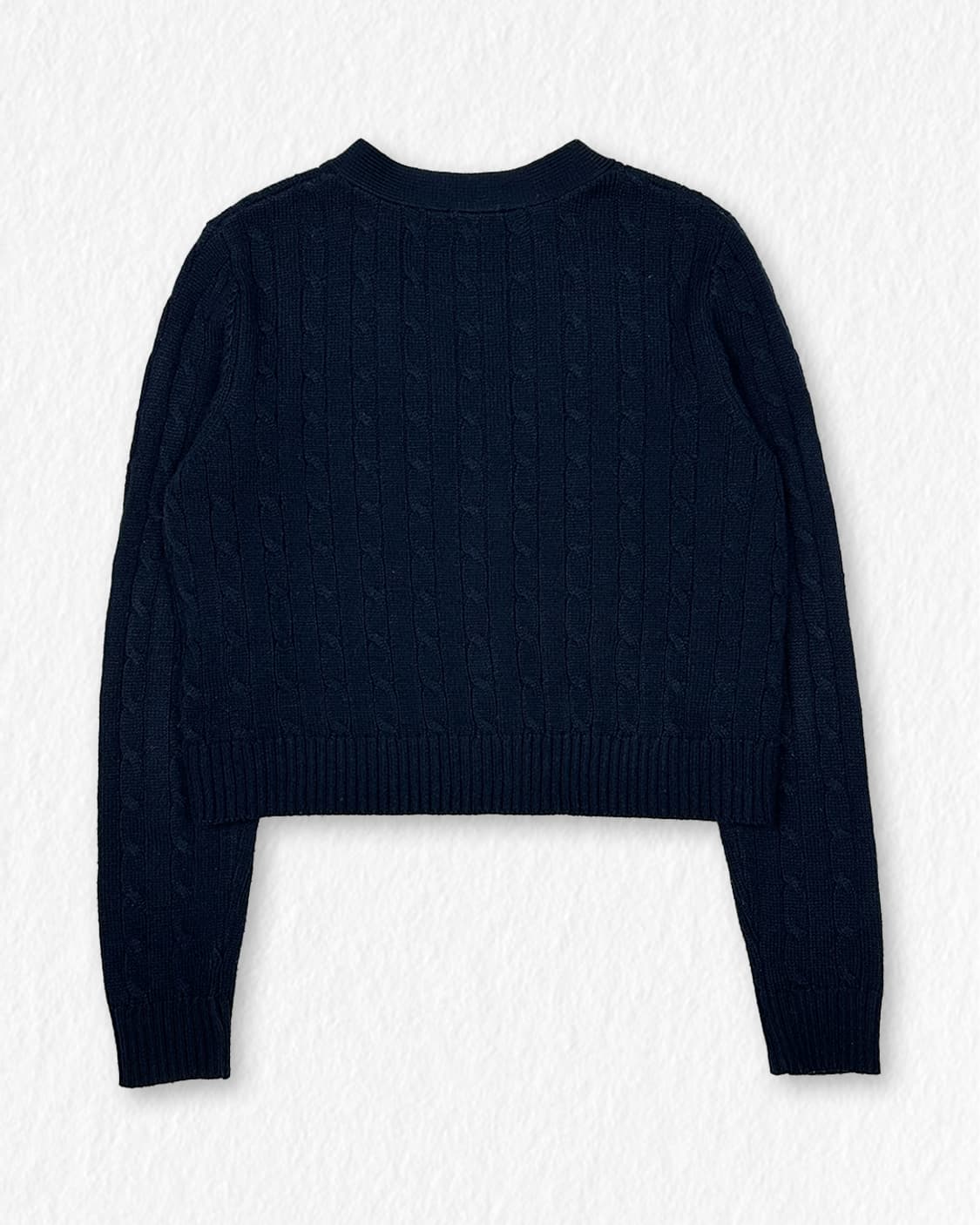 스파오 케이블 크롭 니트 가디건 상품이미지2