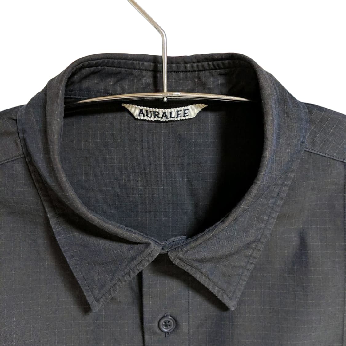 오라리 WASHED FINX RIPSTOPCHAMBRAY 하프셔츠 상품이미지5